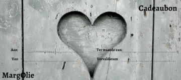 Cadeaubon hart zw